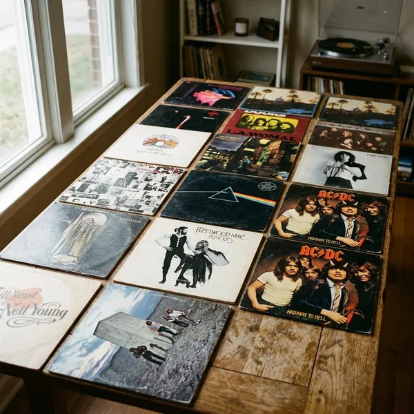 70's classic rock album covers