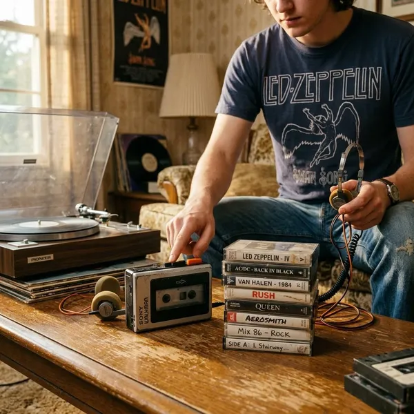 How cassette-era rock differs from other rock periods