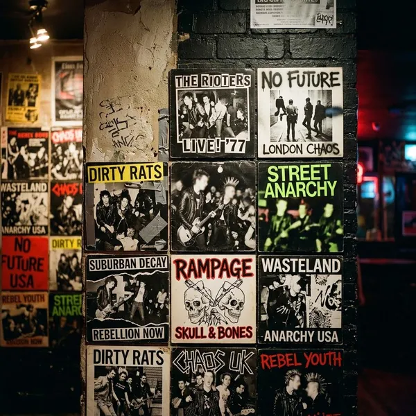 What makes punk album art distinctive
