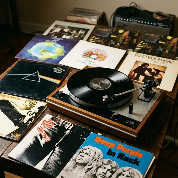 Classic rock title tracks by style