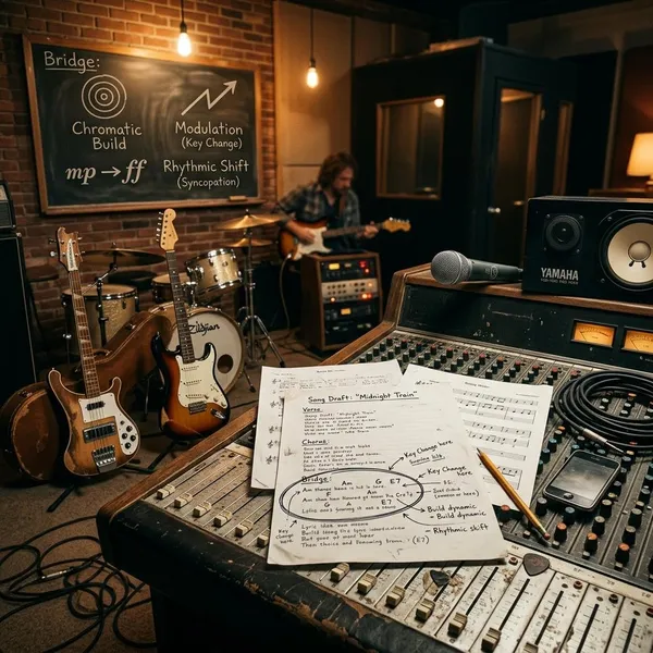 Common bridge types in classic rock