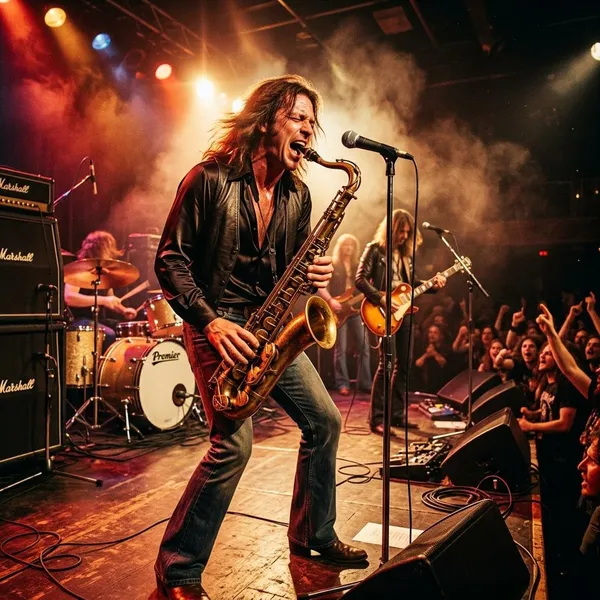 Classic rock songs with powerful sax solos